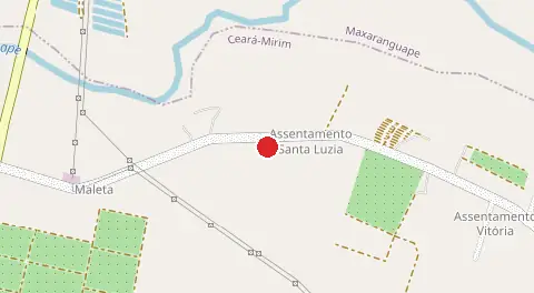 Mapa de Santa Luzia