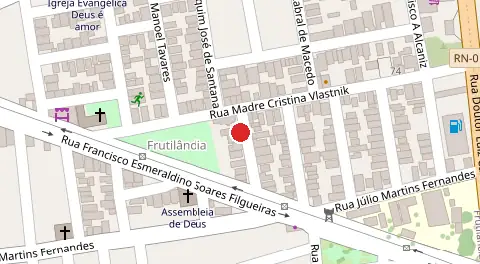 Mapa da localização