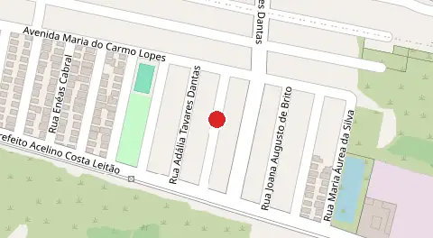 Mapa da localização