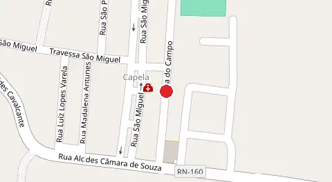 Mapa da localização