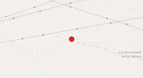Mapa de Assentamento Comunidade Arthur Sabino