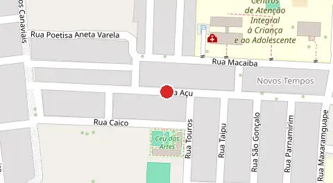 Mapa da localização