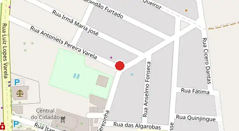 Mapa da localização