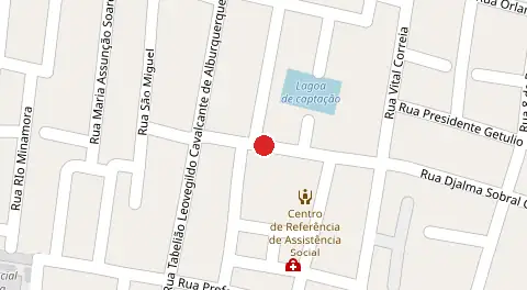 Mapa da localização