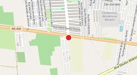 Mapa de Paraíso de Ceara Mirim