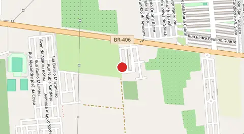 Mapa de Antônio Cardoso