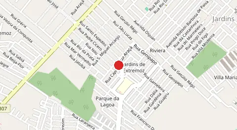 Mapa de Jardins de Extremoz 2