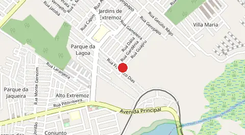 Mapa de Povoado Passagem da Vila