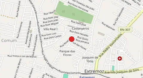 Mapa de Loteamento Parque das Flores
