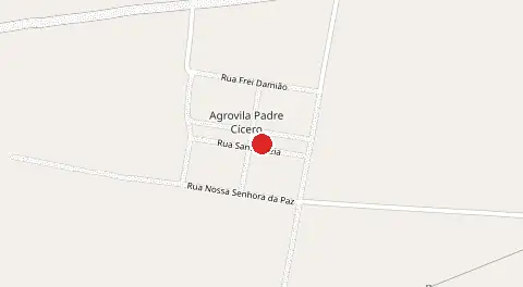 Mapa de Agrovila do Pa Padre Cicero