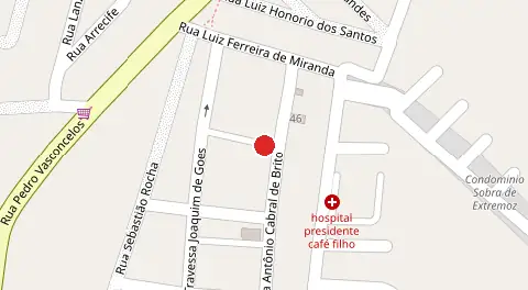 Mapa da localização