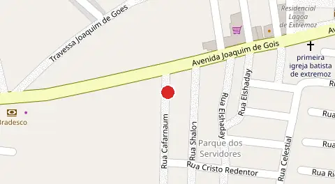 Mapa da localização