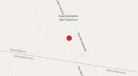 Mapa de Pa São Sebastião