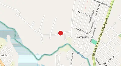 Mapa de Lagoa Azul