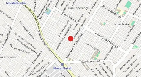 Mapa de Lagoa Azul