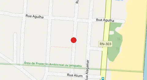 Mapa da localização