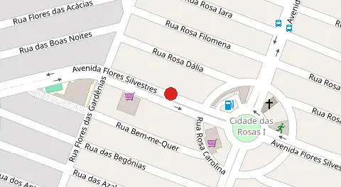 Mapa da localização