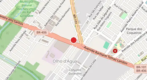 Mapa de Olho Dagua
