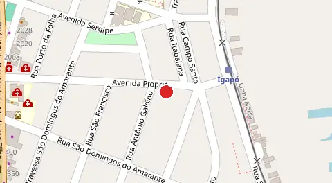 Mapa da localização