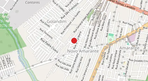 Mapa de Novo Amarante