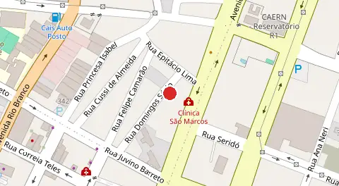 Mapa da localização