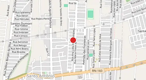 Mapa de Santo Antônio