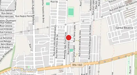 Mapa de Novo Santo Antônio