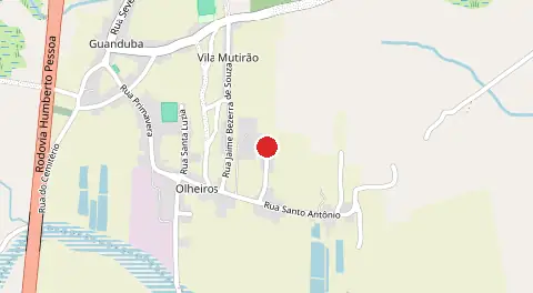 Mapa de Jacobina