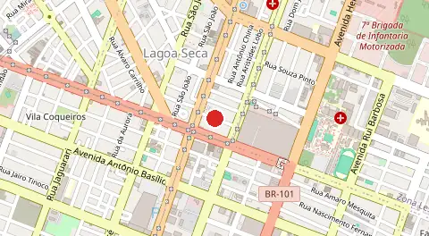 Mapa de Lagoa Seca