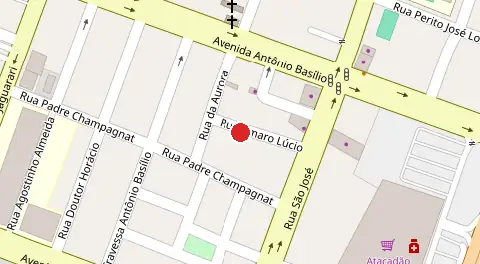 Mapa da localização