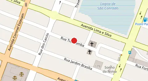 Mapa da localização