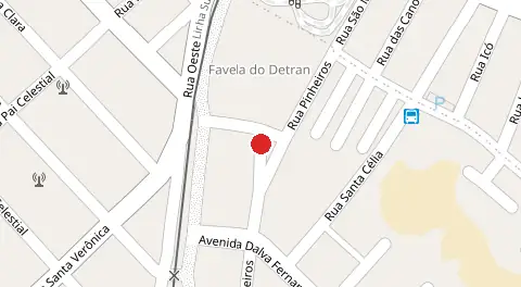 Mapa da localização