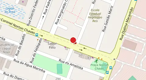 Mapa da localização