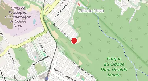Mapa de Cidade Nova