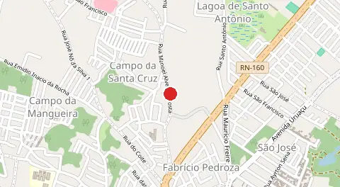 Mapa de Lagoa de Santo Antônio