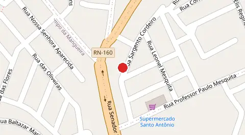 Mapa da localização