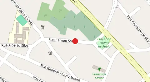 Mapa da localização