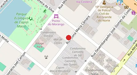 Mapa da localização