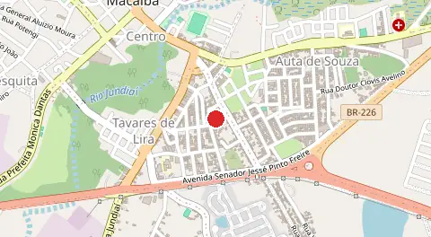 Mapa de Tavares de Lira