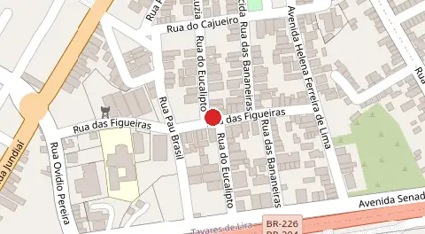Mapa da localização
