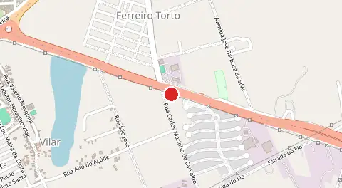 Mapa de Ferreiro Torto Pe do Galo