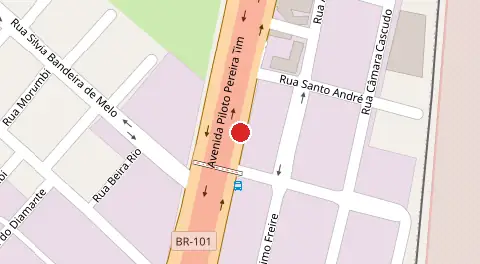 Mapa da localização
