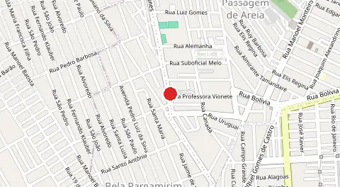 Mapa de Passagem de Areia