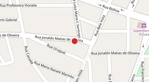 Mapa da localização
