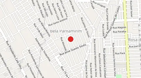 Mapa de Bela Parnamirim
