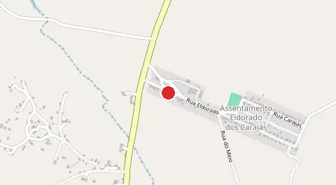 Mapa de Assentamento Pa Eldorado dos Carajas