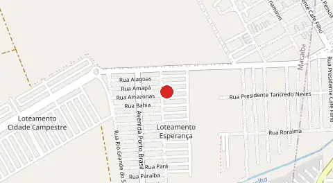 Mapa de Bela Macaiba Loteamento Esperança