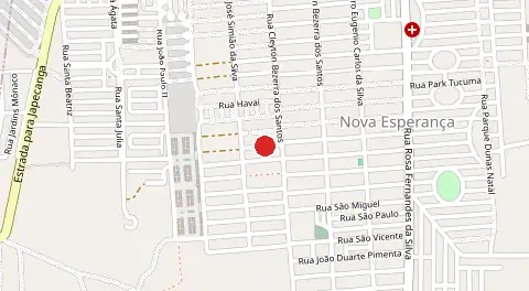 Mapa de Nova Esperança