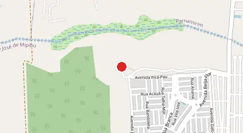 Mapa de Bosque das Colinas