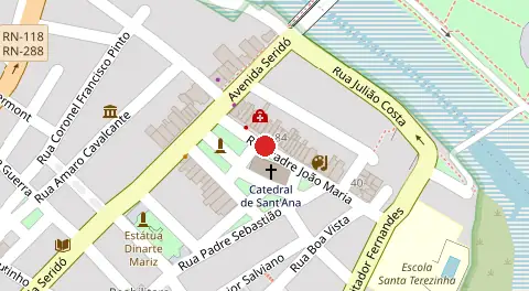 Mapa da localização